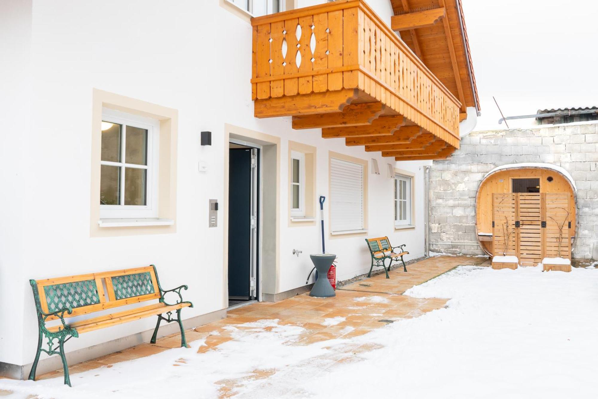 Liboria I Traumhafte Ferienwohnung In Aidling Am Riegsee Mit Atemberaubendem Blick Auf Die Majestaetische Zugspitze! Exteriör bild